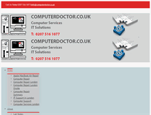 Tablet Screenshot of computerdoctor.co.uk